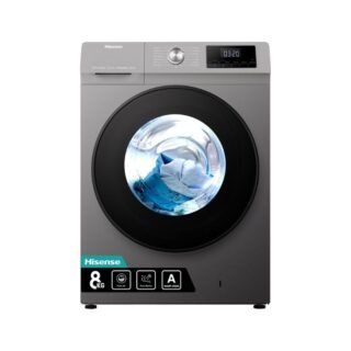 8/5kg grey WASH &DRY Full Automatic Hisense WFQP8014EVMT Front Load Washing Machine