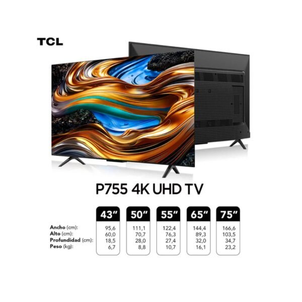 TCL 75P755 4K UHD Google TV