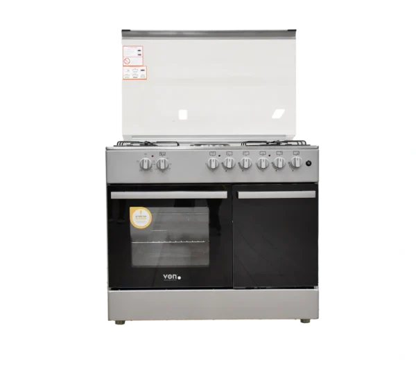 Von Cooker 4 Gas + 2 Electric VCF964241NFS Silver