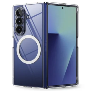 For Samsung Galaxy Z Fold 7 Case | Ringke [Fusion Magnetic] Clear MagSafe Cover