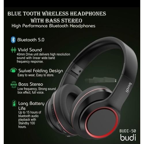 EP50B Bluetooth Wireless Headphones With Bass Stereo EP50B Bluetooth Wireless Headphones With Bass Stereo