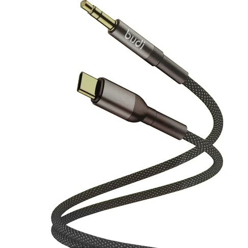 Budi DC131TX Type C to Aux Connector 1.2m Braided Cable Budi DC131TX Type C to Aux Connector 1.2m Braided Cable