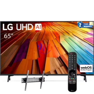 LG 65 inch 65UT80006 UHD 4K Smart TV HDR10 webOS24 AI Magic remote