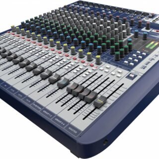 soundcraft signature 16 channel mixer