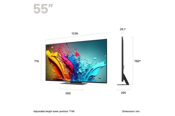 55 inch LG QNED86T AI 4K Smart TV 2024 - Image 3