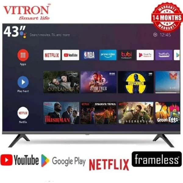 Vitron 43″ 43000QFS QLED Smart TV NEW 2025