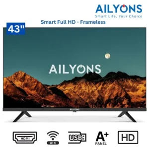 Ailyons LST4306W-M 43'' Inch Smart Android Full HD TV Frameless