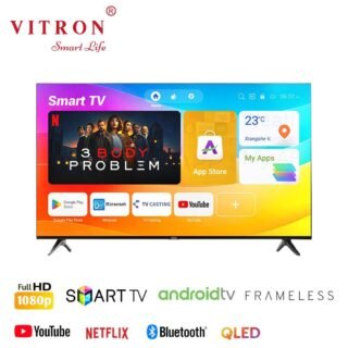 Vitron 43 inch QLED Smart TV 4300QFS Full HD 1080p YouTube Netflix & Bluetooth