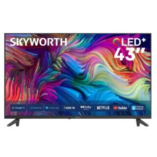 Skyworth 43Q6500 43 inch QLED Smart TV 4K UHD Google TV Frameless