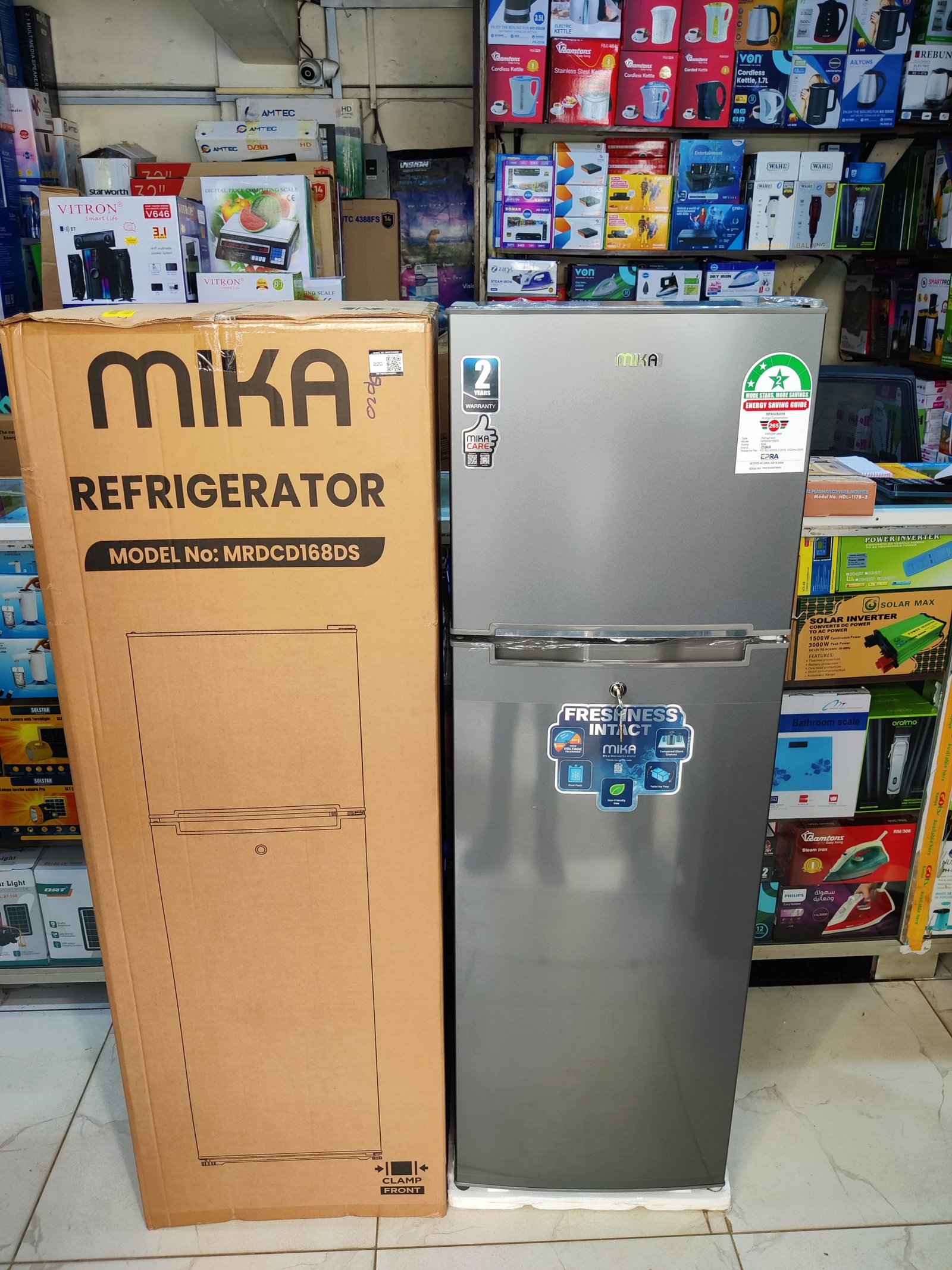 Mika 168L Double Door Refrigerator Mika 168L Double Door Refrigerator