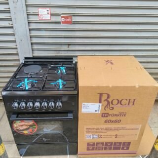 Roch 60×60 Standing 3+1 Cooker,,Black