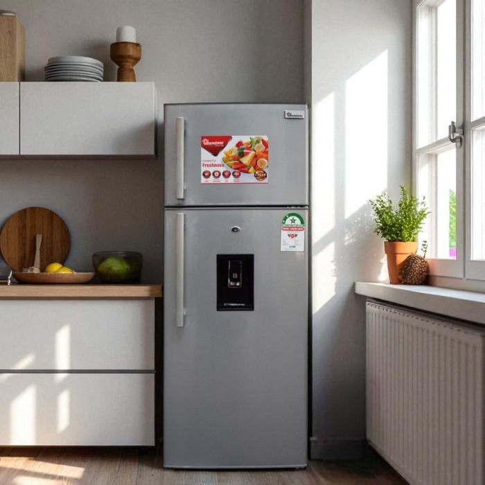 213 LITERS DOUBLE DOOR DIRECT COOL FRIDGE + DISPENSER, SILVER- RF/130 213 LITERS DOUBLE DOOR DIRECT COOL FRIDGE + DISPENSER, SILVER- RF/130 - Image 2