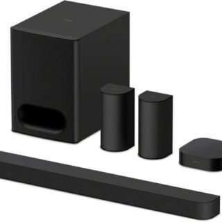 Sony HT-S60 BRAVIA Theatre System 6 – 5.1ch 1000W Home Theatre With Dolby Atmos, DTS:X, Bluetooth 5.3, S-Force PRO, Vertical Surround Engine & BRAVIA