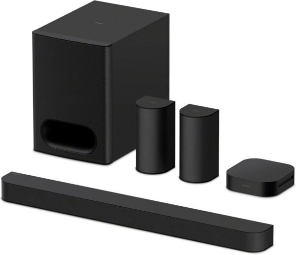Sony HT-S60 BRAVIA Theatre System 6 – 5.1ch 1000W Home Theatre With Dolby Atmos, DTS:X, Bluetooth 5.3, S-Force PRO, Vertical Surround Engine & BRAVIA Sony HT-S60 BRAVIA Theatre System 6 – 5.1ch 1000W Home Theatre With Dolby Atmos, DTS:X, Bluetooth 5.3, S-Force PRO, Vertical Surround Engine & BRAVIA