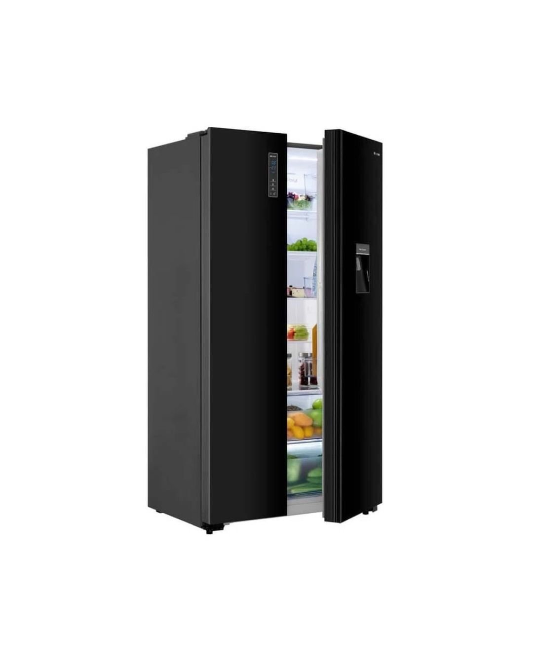 Hisense 558L Side by Side Refrigerator (Black)
