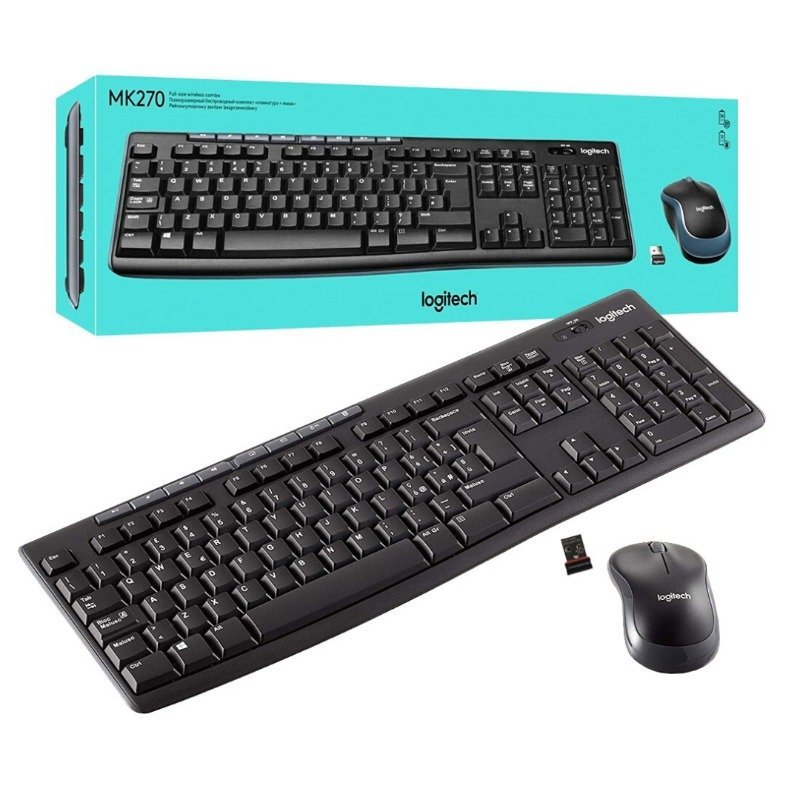 Logitech MK270 Wireless Combo - Black (920-004508)