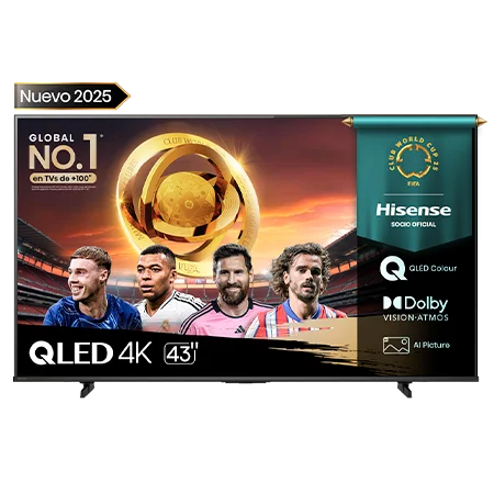 Hisense 43″ QLED 43Q6 Vidaa Smart 4k TV