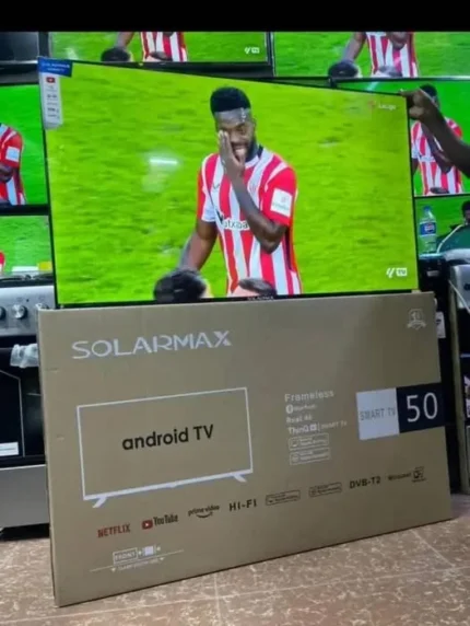 SolarMax 50-Inch Full HD LED Smart TV with Built-In Wi-Fi
