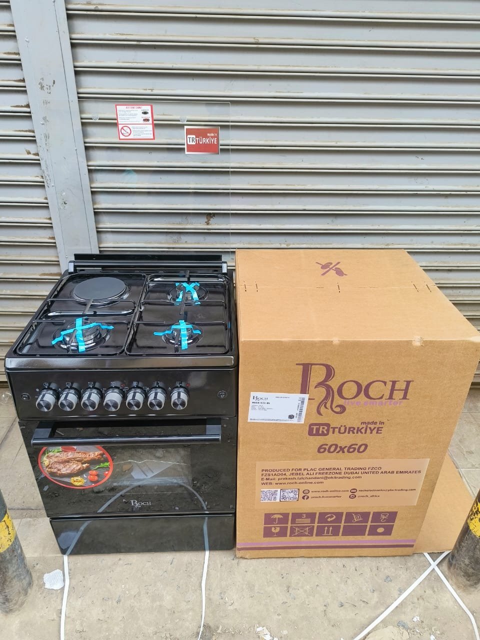 Roch 60×60 Standing 3+1 Cooker