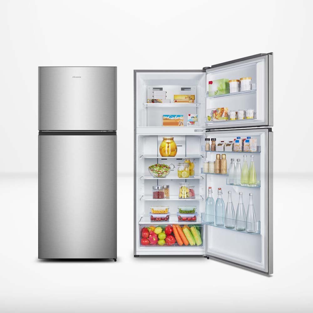 Hisense-Fridge-424L-Double-Door-Silver-REF418DR Hisense Fridge 424L Double Door Silver REF418DR
