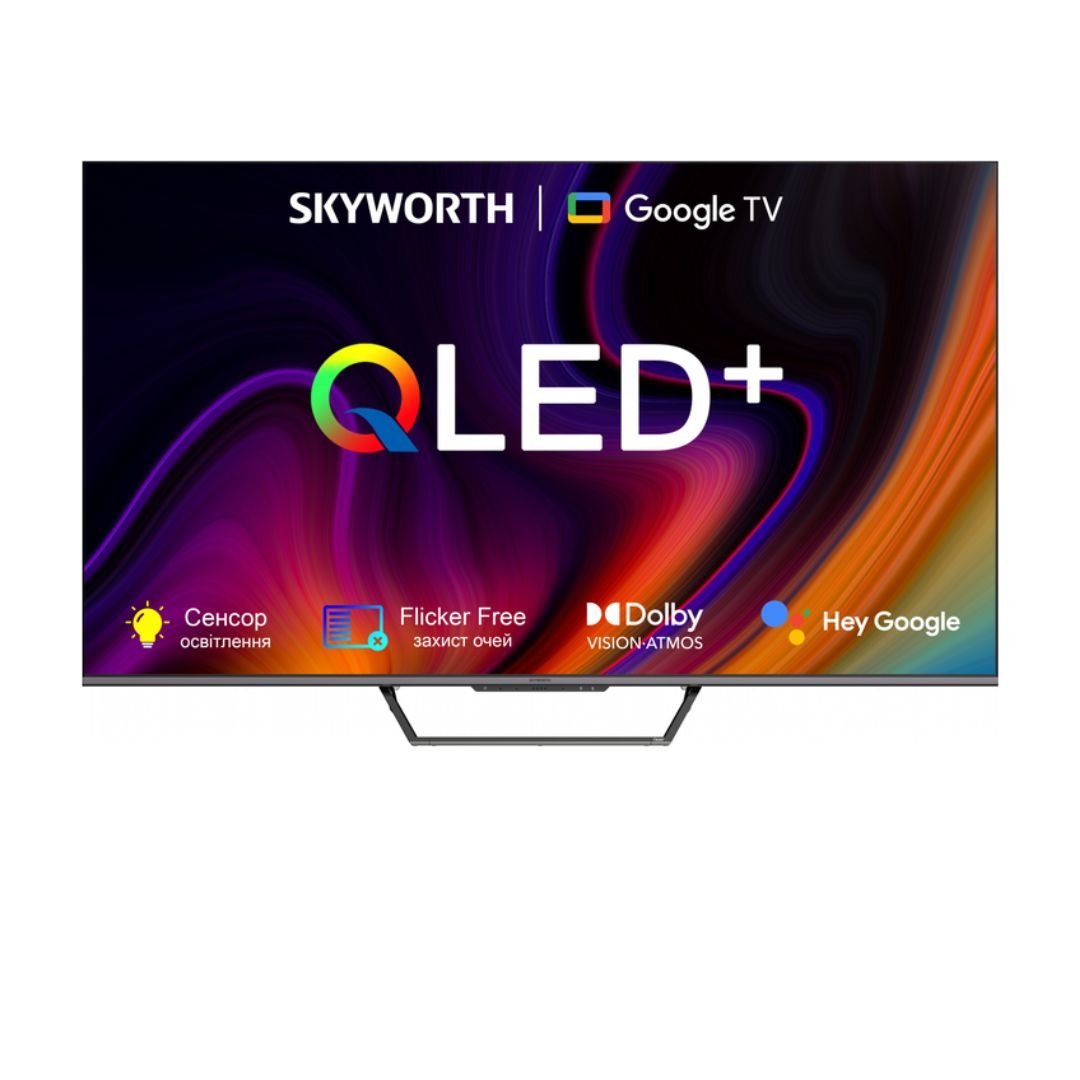 Skyworth 50″ QLED Google TV UHD 4K HDR10+ Dolby Vision Smart TV