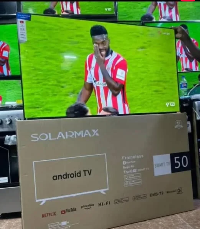 SolarMax 50-Inch Full HD LED Smart TV with Built-In Wi-Fi
