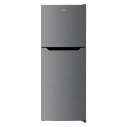 Mika 197 Litres No Frost Double Door Refrigerator Inox Line Brush MRNF197XLB