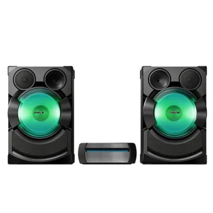 Sony SHAKE-X70D audio system with two speakers and the central receiver