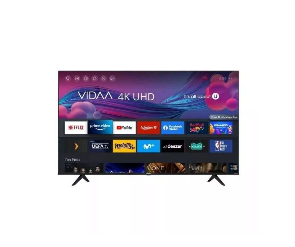 Hisense 50A61G 50 Inch 4K UHD Frameless Smart LED TV With Bluetooth(2025 Model)