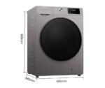 Hisense 8kg WFPV8012EMT Washing machine Front loadFull Automatic(Grey)