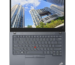 Lenovo ThinkPad T14s laptop with keyboard, TrackPoint and open display — model-family photograph