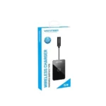 Vention Wireless Charger 15W Ultra-thin Mirrored Surface Type 0.05M Black