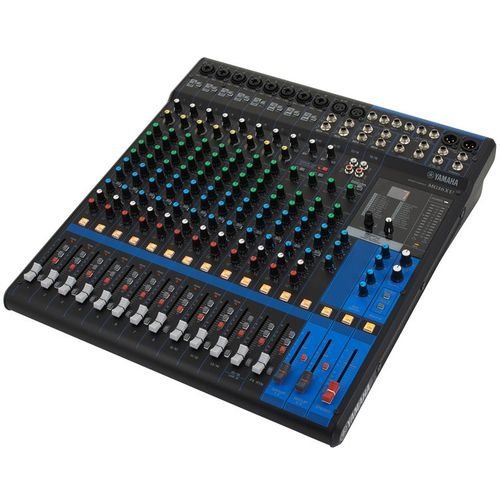 Yamaha16-a Yamaha MG16XU 16 Channel Audio Mixing Console with USB and FX