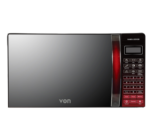 VON VAMG-20DGB Digital Grill Microwave Oven
