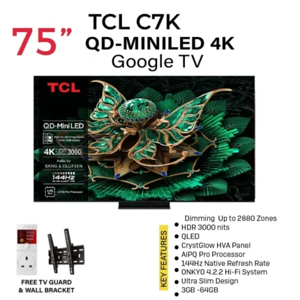 TCL 75 Inch C7K Premium QD-MiniLED TV