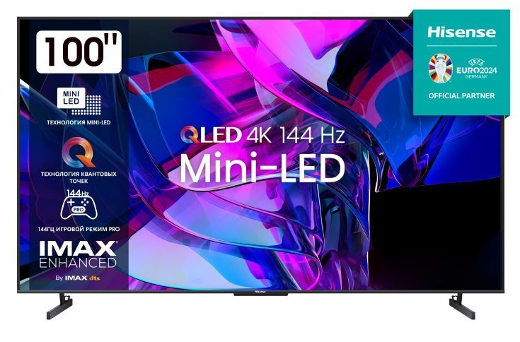 Hisense 100 Inch 100U7KEN Smart 4K UHD MiniLED TV