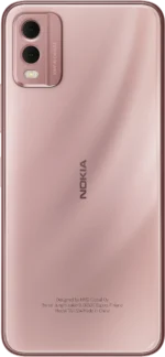 Nokia C32 Beach Pink back view