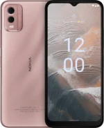 Nokia C32 Beach Pink front and back