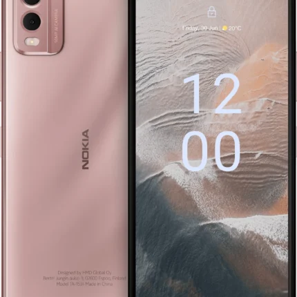 Nokia C32 Beach Pink front and back