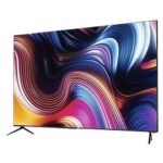 SolarMax 55-inch frameless Android smart TV seller photograph, illustrative supplier image; confirm exact stocked model