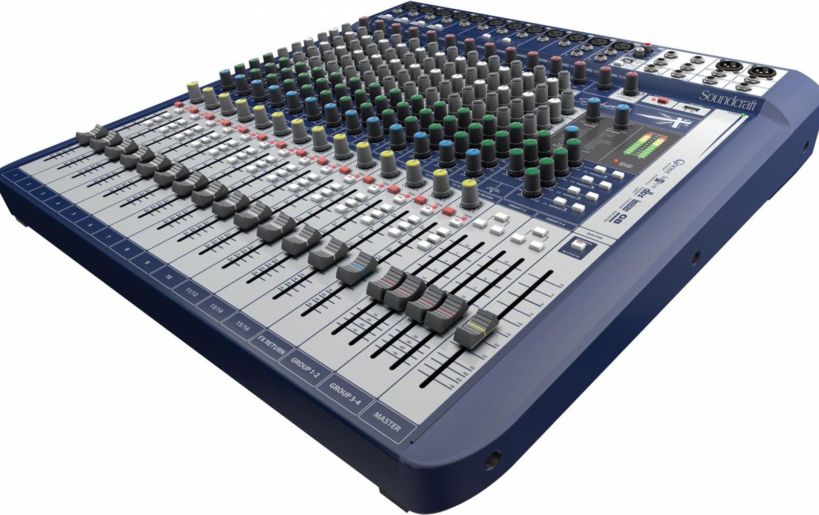 soundcraft signature 16 channel mixer