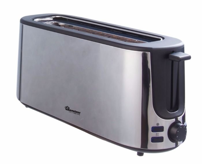 2 SLICE WIDE SLOT POP UP TOASTER STAINLESS STEEL- RM/586