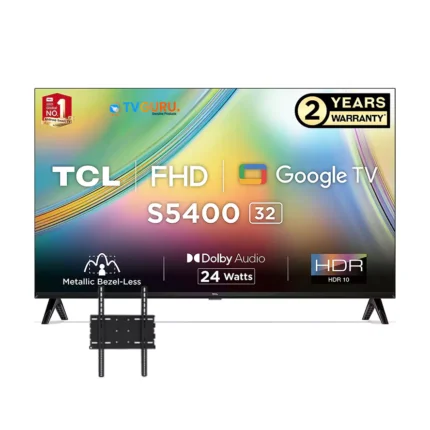 TCL 32″ S5400A (2023) FHD/HD Smart Android Frameless TV – 32S5400