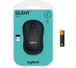 Logitech M220 Silent Mouse, Wireless Black