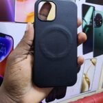 Iphone 12 pro leather magsafe case