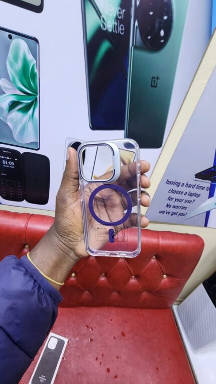 Clear Magnetic Case for iPhone 15 Pro