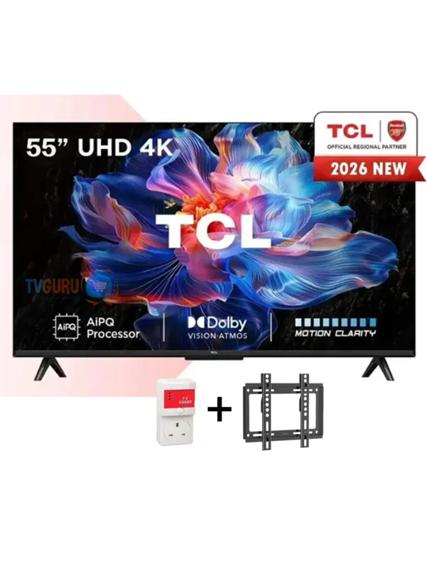 TCL 55″ 55V6D (New 2026) Google 4k HDR Smart TV