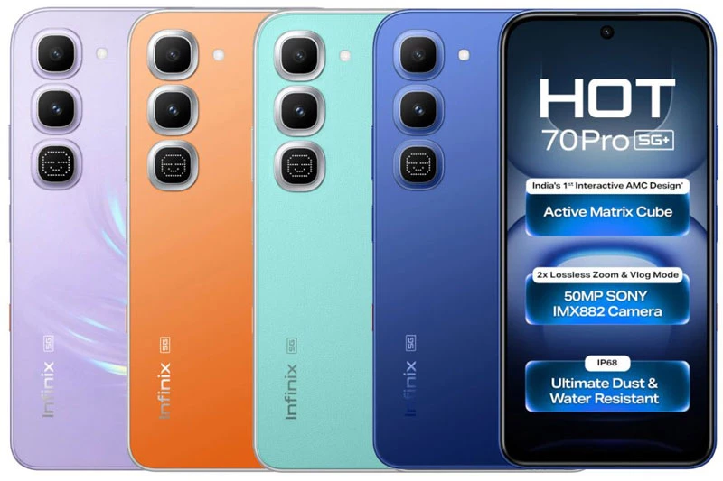 Infinix Hot 70 Pro 5G smartphone