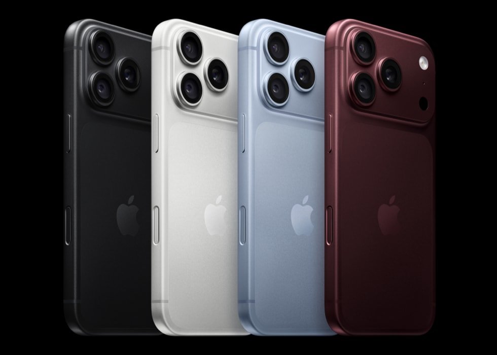 Apple iPhone 18 Pro colour lineup in Black, Silver, Glacier and Burgundy