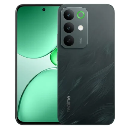 Realme C85 Pro 256GB Peacock Green front and back